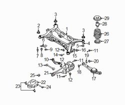 Mazda CX-9 Right Susp crossmember front bushing | Mazda OEM Part Number L206-28-88XC