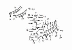 Mazda CX-9  Outer brace fastener | Mazda OEM Part Number NE51-50-0Z1A
