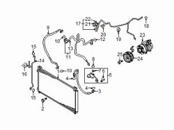 Mazda CX-9  Pressure tube bracket | Mazda OEM Part Number TD11-61-4E1A