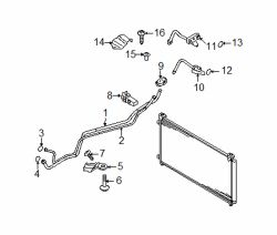 Mazda CX-9  Cooler pipe | Mazda OEM Part Number TD11-61-834