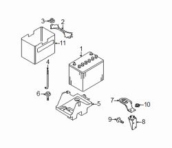 Mazda CX-9  Hold down bolt | Mazda OEM Part Number 0259-54-292A