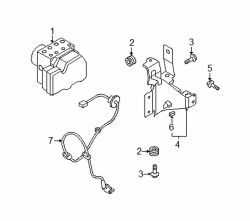Mazda CX-9  Mount bracket bolt | Mazda OEM Part Number 9945-80-820