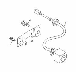 Mazda CX-9  Bracket screw | Mazda OEM Part Number 9973-50-516
