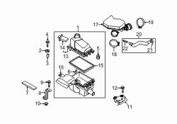 Mazda CX-9  Air cleaner assy protector | Mazda OEM Part Number CY01-13-887