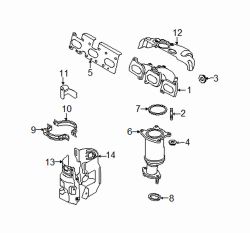 Mazda CX-9  Heat shield | Mazda OEM Part Number CY02-40-870