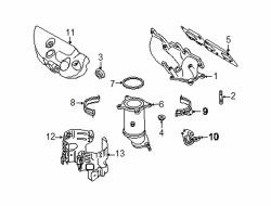 Mazda CX-9  Exhaust manifold nut | Mazda OEM Part Number 9XG0-54-43ZA