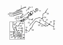 Mazda CX-9 Right Wiper arm nut | Mazda OEM Part Number 9YB1-21-001