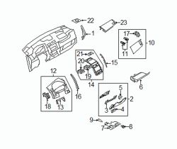 Mazda CX-9  Pocket | Mazda OEM Part Number TD11-64-180B-34