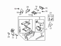 Mazda CX-9  Lid assy | Mazda OEM Part Number TE69-64-460G-24