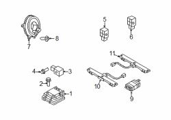 Mazda CX-9  Ft impact sensor bolt | Mazda OEM Part Number 9946-60-635