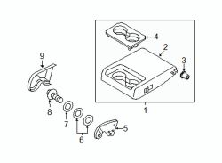 Mazda CX-9  Holder spacer | Mazda OEM Part Number L206-88-2A7