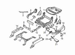 Mazda CX-9 Right Slide knob | Mazda OEM Part Number EH45-88-167-02