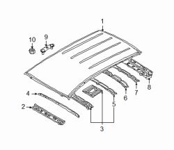 Mazda CX-9  Bracket nut | Mazda OEM Part Number 9YB0-40-604A