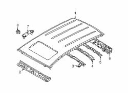 Mazda CX-9  Rear bow | Mazda OEM Part Number TD11-70-665