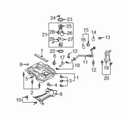 Mazda CX-9  Filler pipe | Mazda OEM Part Number TD11-42-210E