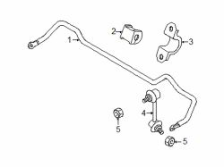 Mazda CX-9 Left Stabilizer link nut | Mazda OEM Part Number 9994-01-000