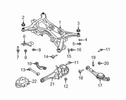 Mazda CX-9 Left Front mount brkt bolt | Mazda OEM Part Number 9946-60-825