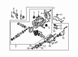 Mazda CX-9  Difrntal assy | Mazda OEM Part Number MA28-27-020E