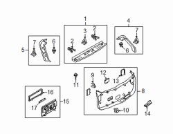 Mazda CX-9 Right Side trim clip | Mazda OEM Part Number GJ12-68-865