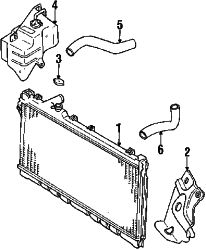 Mazda Miata  Expansion tank | Mazda OEM Part Number B61P-15-350D