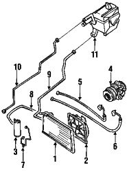 Mazda Miata  Fan assy | Mazda OEM Part Number NA01-61-710