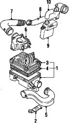 Mazda Miata  Resonator box | Mazda OEM Part Number B61P-13-330E