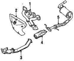 Mazda Miata  Manifold | Mazda OEM Part Number BPE8-13-450