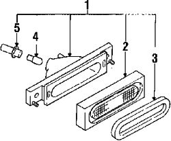 Mazda Miata  Lens gasket | Mazda OEM Part Number NA01-51-592B