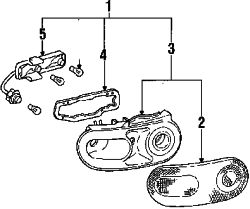 Mazda Miata Right Socket | Mazda OEM Part Number N001-51-155A