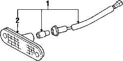 Mazda Miata Left Lens & housing | Mazda OEM Part Number NA01-51-5J1C