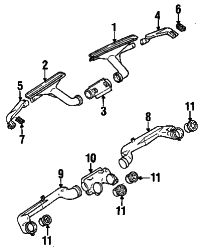 Mazda Miata  Defroster vent | Mazda OEM Part Number NA75-60-170A-00