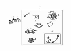 Mazda Miata  Duct | Mazda OEM Part Number NA01-61-150A