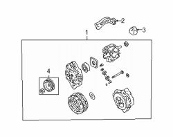 Mazda Miata  Alternator adjust bracket | Mazda OEM Part Number B6BF-18-361C