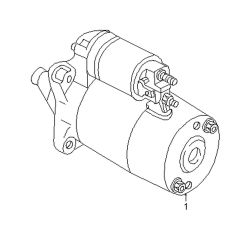 Mazda Miata  Starter | Mazda OEM Part Number BPD4-18-400R-00