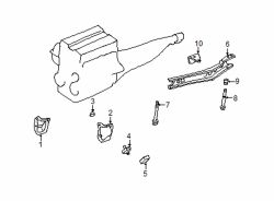 Mazda Miata  Trans support spacer | Mazda OEM Part Number NA01-39-723