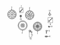 Mazda Miata  Wheel, alloy | Mazda OEM Part Number 9965-F6-6050