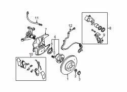 Mazda Miata Left ABS rotor | Mazda OEM Part Number NA23-33-471B