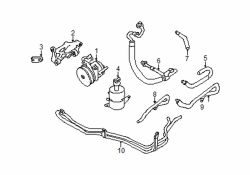 Mazda Miata  Return pipe | Mazda OEM Part Number NC13-32-682A