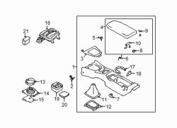 Mazda Miata  Shift boot | Mazda OEM Part Number NC10-64-331A