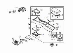 Mazda Miata  Cup holder | Mazda OEM Part Number N067-64-39XC-02
