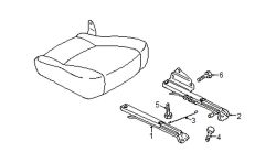 Mazda Miata Left Seat track | Mazda OEM Part Number N066-88-153