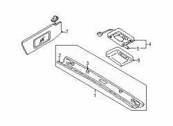 Mazda Miata  Header trim clip | Mazda OEM Part Number B455-68-AD2