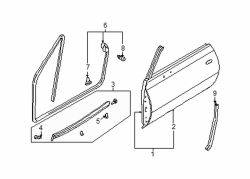Mazda Miata Right Door shell | Mazda OEM Part Number NCY2-58-02XF