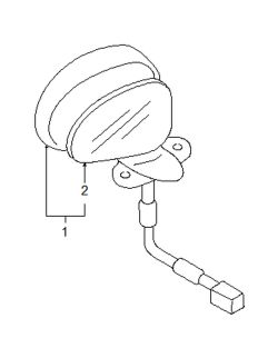 Mazda Miata Left Mirror assy | Mazda OEM Part Number NC11-69-180G-38