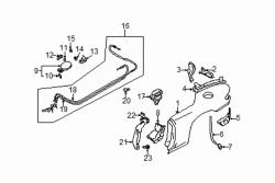 Mazda Miata Left Splash shield clip | Mazda OEM Part Number BC1D-56-145