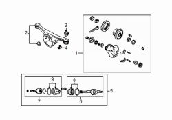 Mazda Miata Left Outer joint assy | Mazda OEM Part Number MD21-25-500R-0A