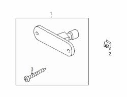 Mazda Miata Right Side marker lamp nut | Mazda OEM Part Number G158-50-803