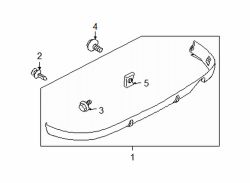 Mazda Miata  Rear spoiler | Mazda OEM Part Number N115-51-980C-67