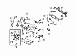 Mazda MX-5 Miata Left Bumper cover nut | Mazda OEM Part Number B455-56-135