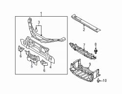 Mazda MX-5 Miata  Crossmember | Mazda OEM Part Number NE51-53-16XC